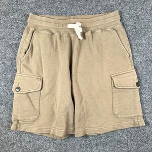 Todd Snyder Shorts Mens S Brown Drawstring Utility Cargo Cotton Pull On